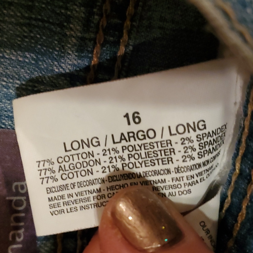 Gloria Vanderbilt vintage jeans 16/18 L - Picture 4 of 10